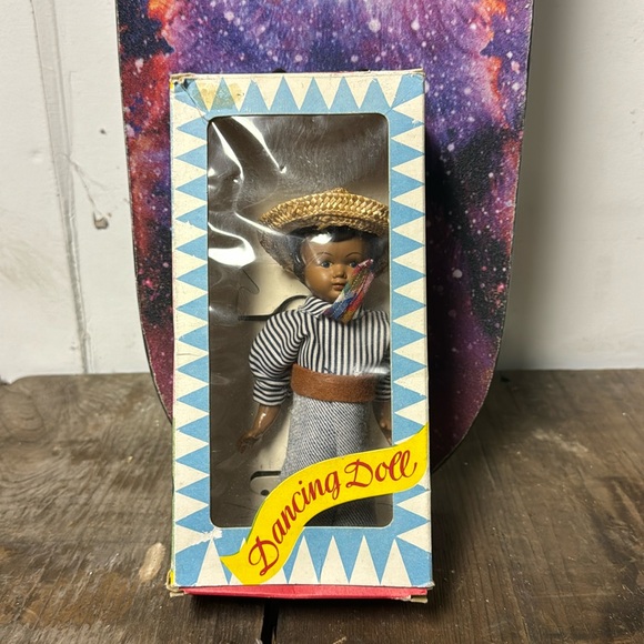 Vintage Dancing Doll Sweetheart Dirndl Wind Up Toy Boxed Mint Unused 1950'S - Picture 1 of 6